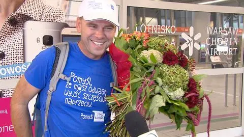 Marcin Gienieczko wylądował.