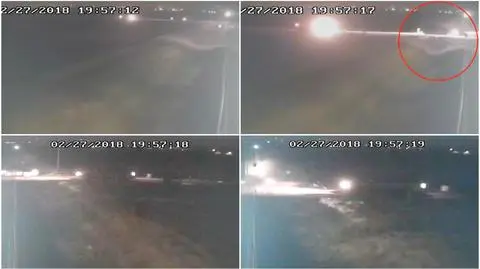 Auto zderzyło się z szynobusem, zginęły cztery osoby. Moment wypadku