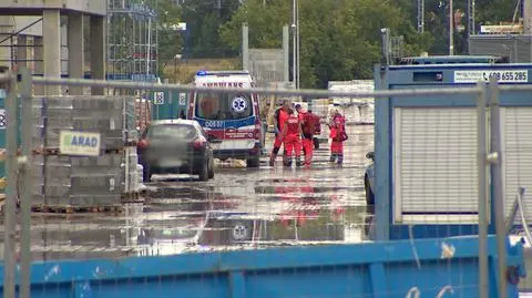 Wrocław. Wypadek na placu budowy, nie żyje 46-latek