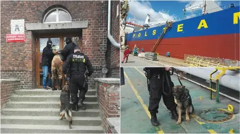 Skazany ukrył się na statku