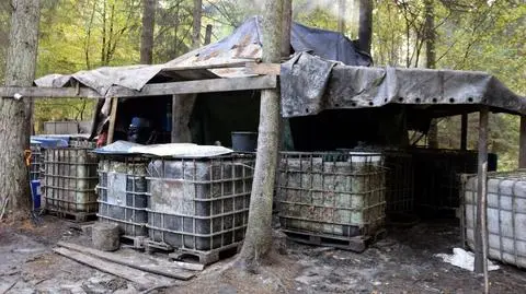 Podlaskie. Zlikwidowali gigantyczną leśną bimbrownię