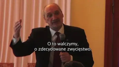 Macierewicz boi się wyborczych oszustw. "Trzeba dopilnować, bo mamy wygrać"