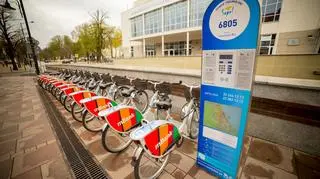 Stacja rowerowa w Sopocie