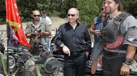 Władimir Putin osobiście zna lidera "Nocnych Wilków". Zdjęcie z Sewastopola