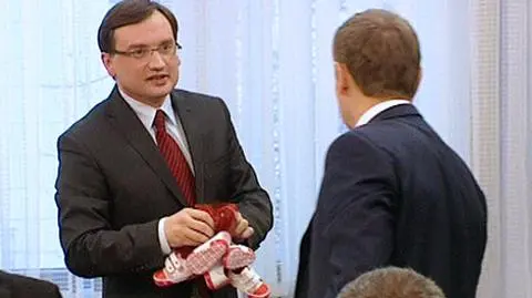 Tusk dostał buciki
