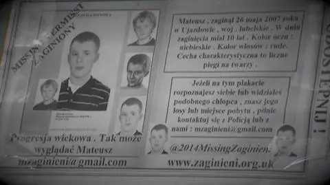 Do dziś trwają poszukiwania zaginionego w 2007 roku Mateusza