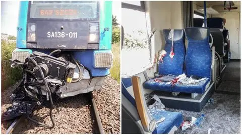 Wyszomierz: Wjechała w bok szynobusa. Zginęła na miejscu