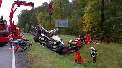 Opolszczyzna: wypadek na dk 46. Dwie osoby ranne