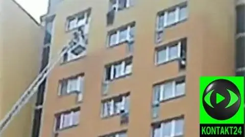 Pożar od lodówki. Ranny lokator
