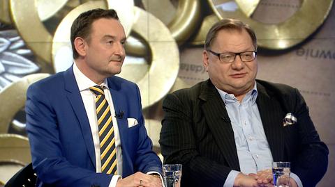 Sędzia Maciej Mitera i Ryszard Kalisz w "Faktach po Faktach"