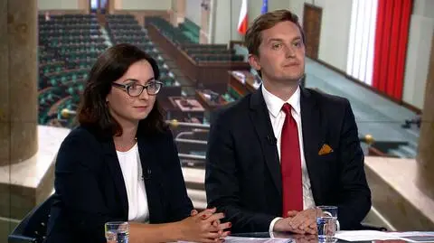 Kamila Gasiuk-Pihowicz i Sebastian Kaleta w "Faktach po Faktach"