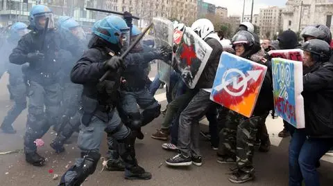 Zamieszki we Włoszech. Starcia w kilku miastach