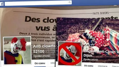 Uzbrojeni klauni straszą we Francji. Inspiracją film z sieci?