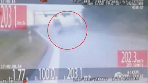 Elbląg: pijany kierowca bez prawa jazdy pędził 203 km/h na DK7