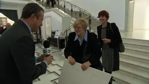 Józefa Hrynkiewicz z PiS komplementuje reportera TVN24