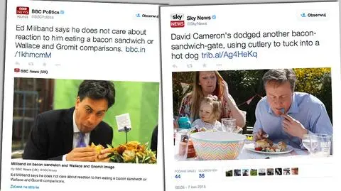 David Cameron jadł hot doga nożem i widelcem. Internauci zdziwieni