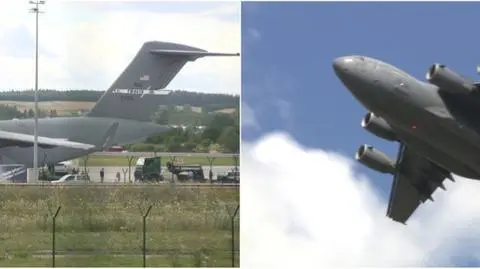Globemaster wylądował na gdańskim lotnisku 