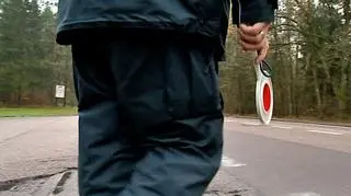 Kierowcę zatrzymali pracownicy wrocławskiego Inspektoratu Transportu Drogowego 