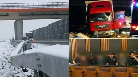 8 i 7 lat więzienia za śmierć kierowcy trafionego bryłą lodu
