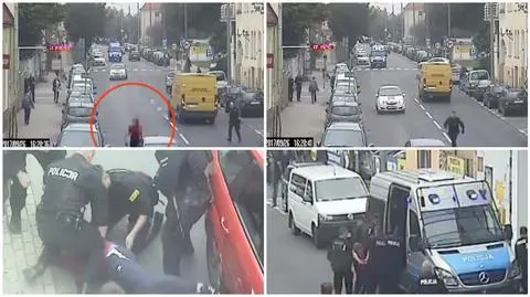 Szalał na ulicach, wyrwał policjantowi pistolet. Trafił do aresztu