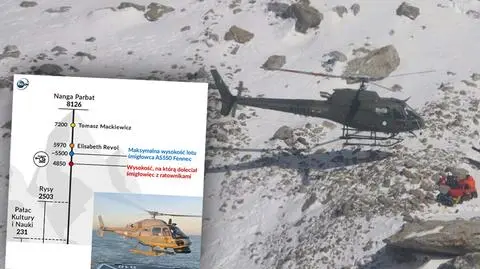 Dwa pakistańskie śmigłowce przewiozły Polaków