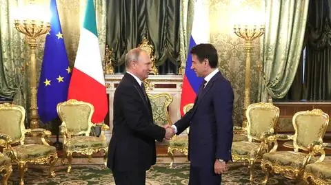 Putin i Conte spotkali się w Moskwie pod koniec października