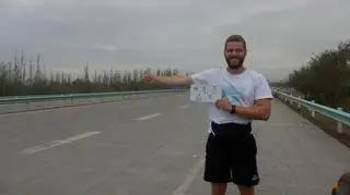 Autostop na autostradzie w Chinach. Teraz pora na Antarktydę