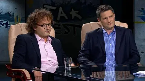 prof. Tadeusz Bartoś i Mateusz Dzieduszycki w Tak Jest