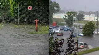 Nawałnica przeszła nad Polkowicami (woj. dolnośląskie)