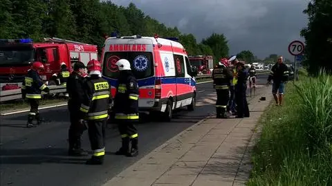 Trzy osoby ranne w wypadku pod Częstochową