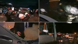 Kierowca autokaru został ranny