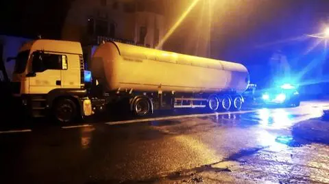 Świebodzin: 3 promile alkoholu miał we krwi kierowca cysterny z gazem