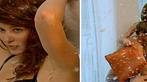 Boks, pocałunki 
i walka na poduszki