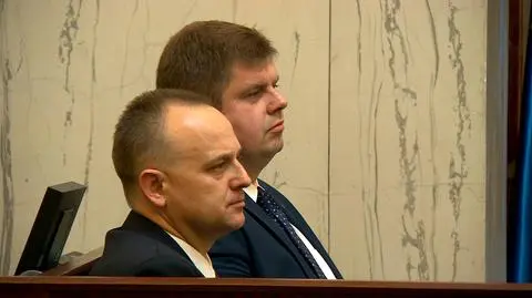 Radny Wojciech Kałuża na sesji