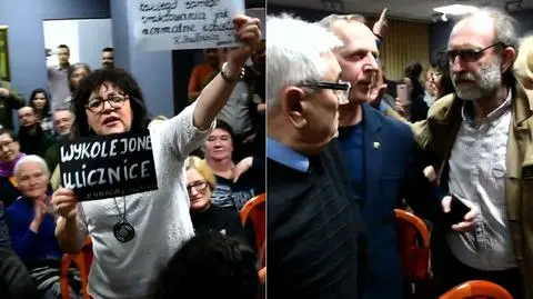 Zamieszanie podczas spotkania z posłanką PiS