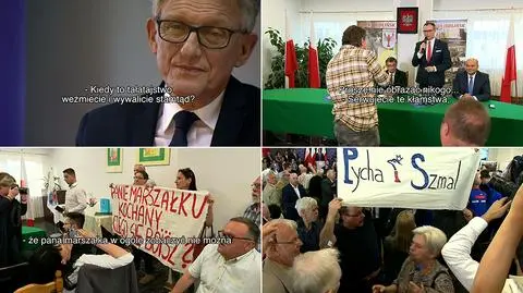 Morawiecki, Kuchciński, Piotrowicz. Emocje na spotkaniach z wyborcami