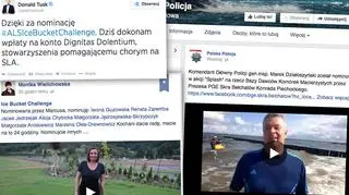 Premier nie chciał oblać się lodowatą wodą. Wyzwanie przyjęła posłanka PO i komendant główny policji