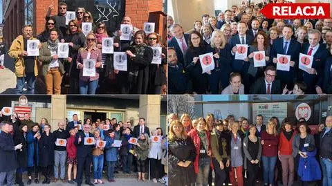 Strajk nauczycieli i egzamin ósmoklasistów. Dziś język obcy. Relacja
