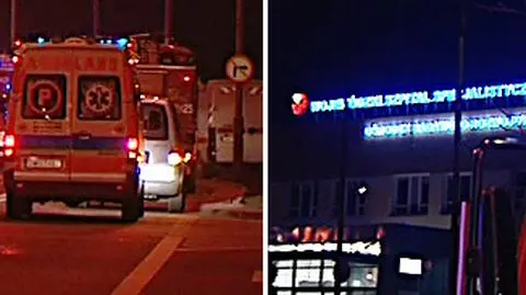 Setki pacjentów na mrozie. Nocna ewakuacja szpitala