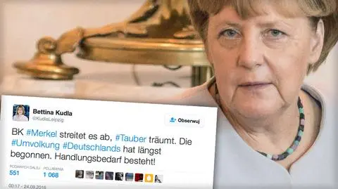 Nazistowski termin na określenie polityki migracyjnej Angeli Merkel