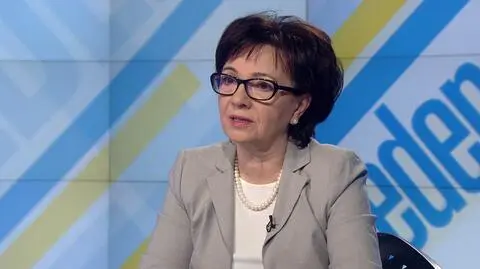 Elżbieta Witek w programie "Jeden na jeden" w TVN24