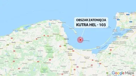 Kuter zatonął na północ od ujścia Wisły