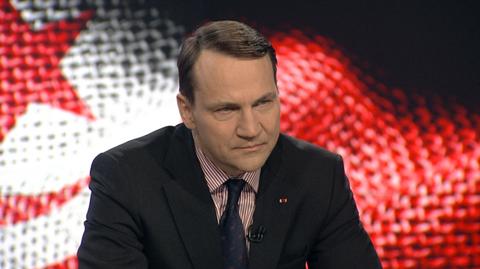 Radosław Sikorski był gościem "Faktów po Faktach"