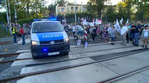 Mieszkańcy zablokowali przejazd pociągu