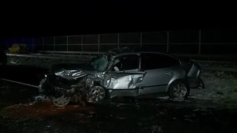 Zderzenie czterech aut na A4