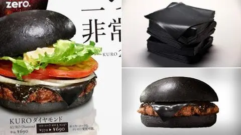 Czarny burger? Takie rzeczy tylko w Japonii