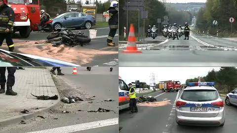 Do wypadku doszło na drodze krajowej nr 46