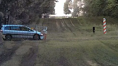 Staranował bramę graniczną i wjechał na Białoruś