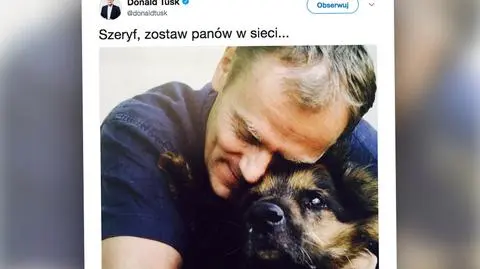 Donald Tusk odpowiada na okładkę tygodnika zdjęciem z psem