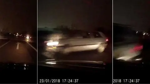 Poszukiwany srebrny golf, sprawca groźnej kolizji